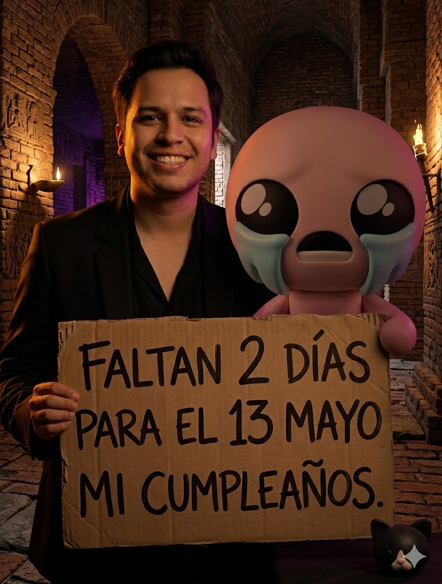 AlexisNavarro93's tweet photo. @edmundmcmillen
My birthday is very close, two days remain to pass https://t.co/RDKgjidqA0