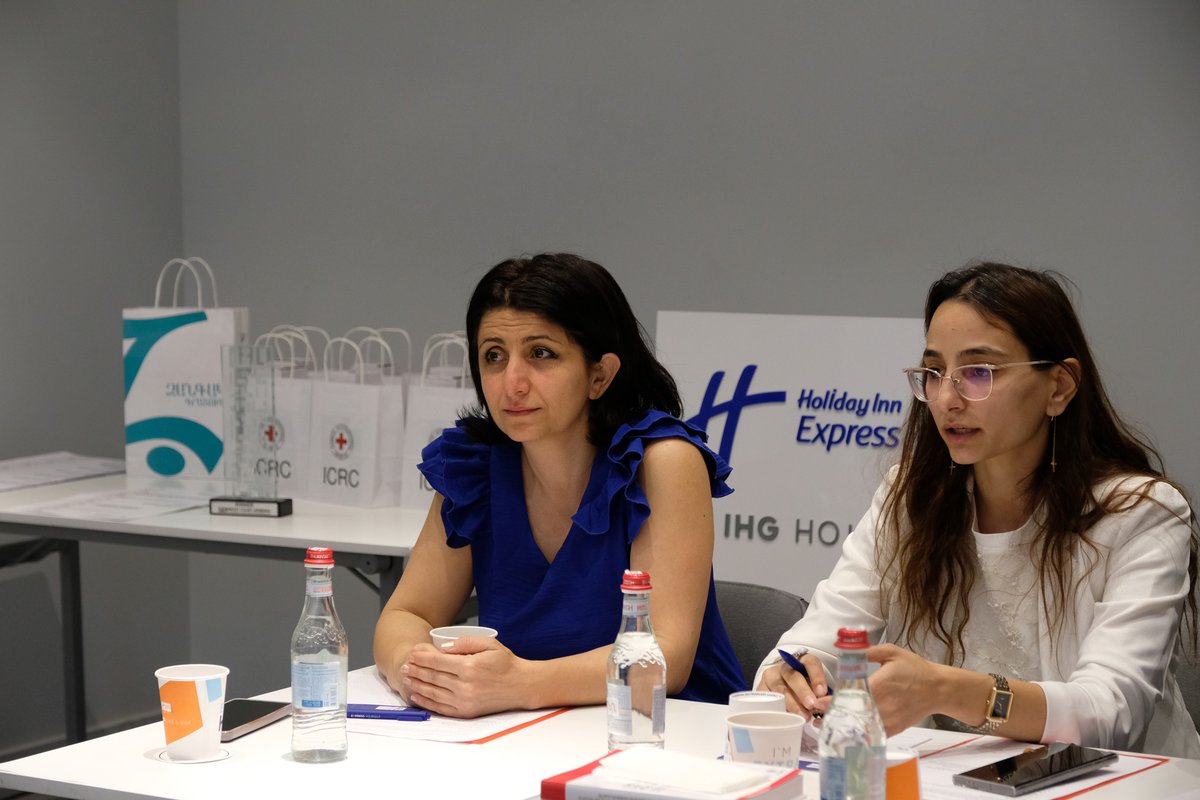PRWB__NGO's tweet photo. ⚖️ Anna Melikyan, Projects Coordinator and Legal Expert at the Protection of Rights without Borders NGO, served as a Judge in the Moot Court Competition on International Humanitarian Law, held in Yerevan from May 8 to 10. https://t.co/9zcSWDBTaz