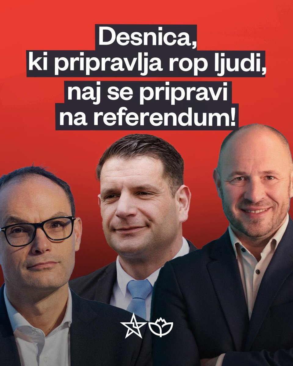 strankalevica's tweet photo. Interventni zakon desnice sprejet‼️

Lahko bi bilo reči, da desnica ne ve, kaj dela. Norost je vrtati milijardno luknjo v proračun v času, ko svet drvi v naslednjo krizo in zaradi napada na Iran zmanjkuje nafte, zemeljskega plina in gnojil.

Ampak v resnici točno vedo, kaj delajo. Hočejo nas potisniti v krizo, zato da opravičijo privatizacijo in varčevalne ukrepe, ki predstavljajo mokre sanje vsake neoliberalne stranke. Od teh ukrepov bi spet imele korist ene in iste elite, na naročilo katerih so sploh spisali interventni zakon.

To je nesprejemljivo. Desnica, ki pripravlja rop prebivalstva, naj se raje pripravi na referendum.

Spremljaj: https://t.co/kBM9BNPHzj
Sodeluj: https://t.co/K51eAHh85h
