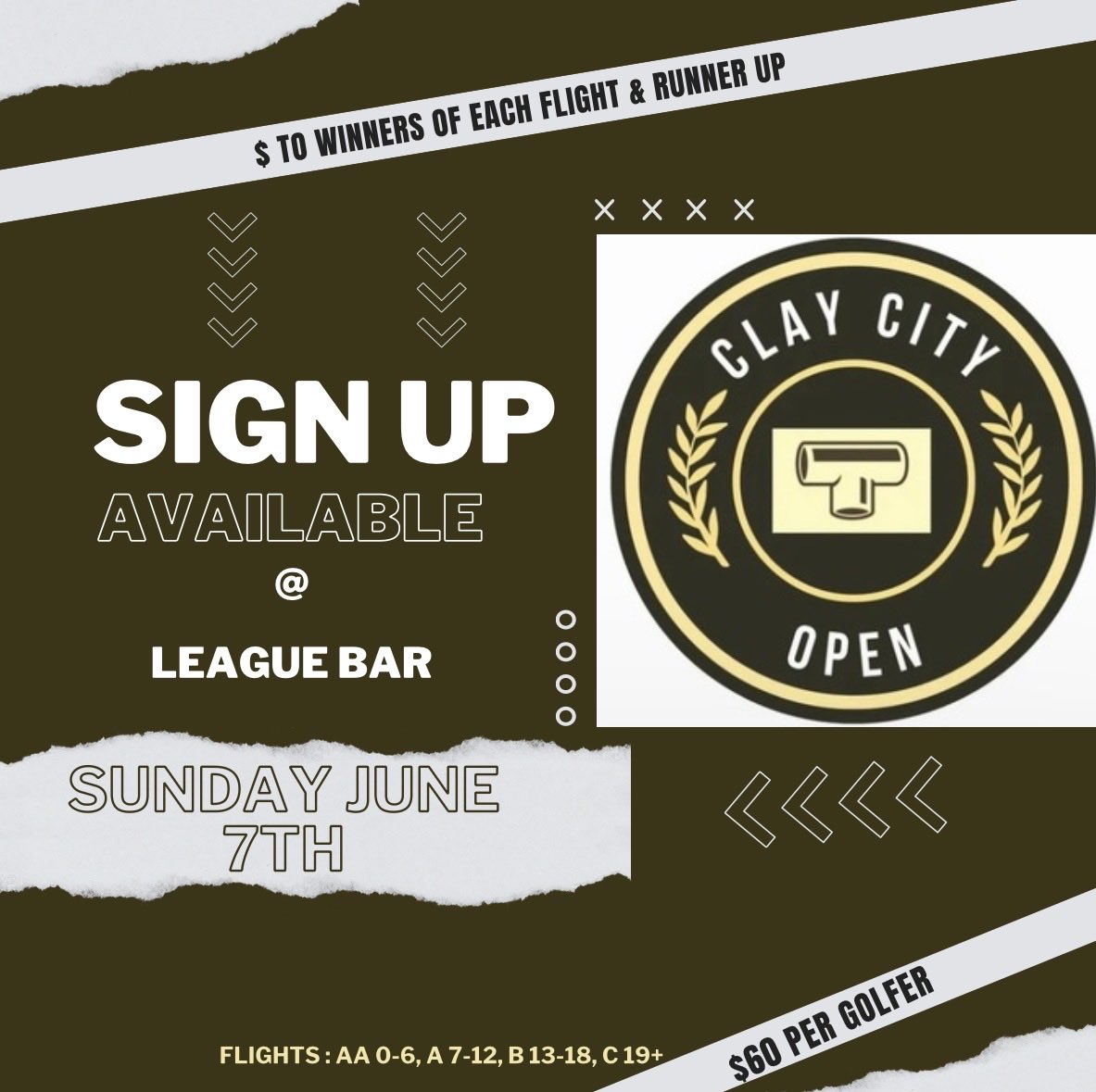 thebenderbg's tweet photo. Clay City Open—> our major. Sunday June 7th. Sign ups are now available!! https://t.co/q2NHEAzcUj