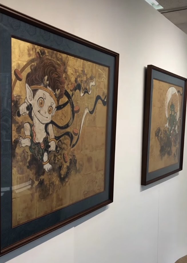 hirooszk's tweet photo. 2019年制作＜風神雷神図＞（2枚組）
が、現在セカンダリ作品として展示・販売されております。
ご興味ございましたら、Y's gallery までお問い合わせください。

Y’S Gallery
東京都港区芝3-12-12 サンテ・トゥルム芝公園 1F
TEL 03-6809-6137 
営業時間 11:00〜18:00

https://t.co/iJk0qojDGp https://t.co/gJsIahsBAB