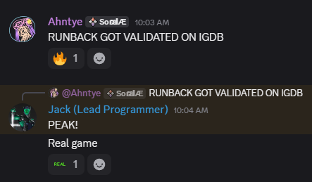 Runback Game tweet media