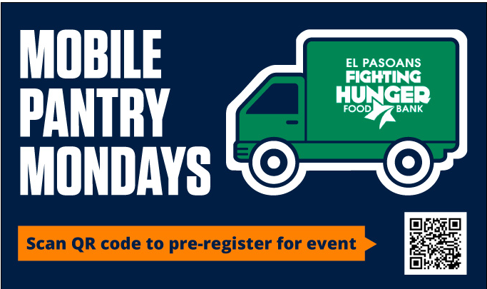 uteplibrary's tweet photo. The Mobile Pantry will be at the Hellen of Troy Softball Field Parking lot SB10, next to the UTEP Recreation Center Monday, May 11th from 10:30AM – 1:30PM.
 
Please bring bags or box. 

If this is the first time visiting with EPFH please pre-register at https://t.co/YgF9y7pSUg https://t.co/ulcuoecAQd