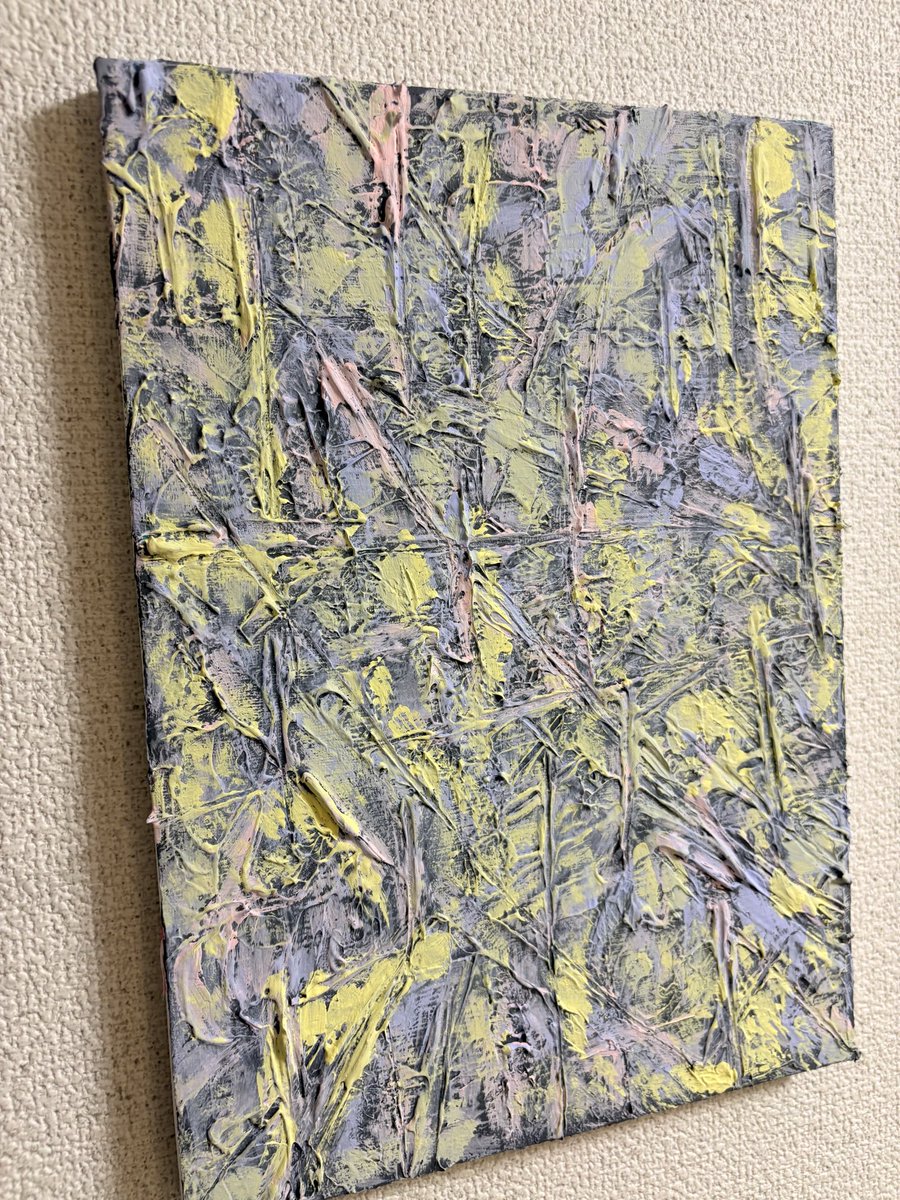 アクリル画 #抽象画 #キャンバス Size F4 333×242mm
