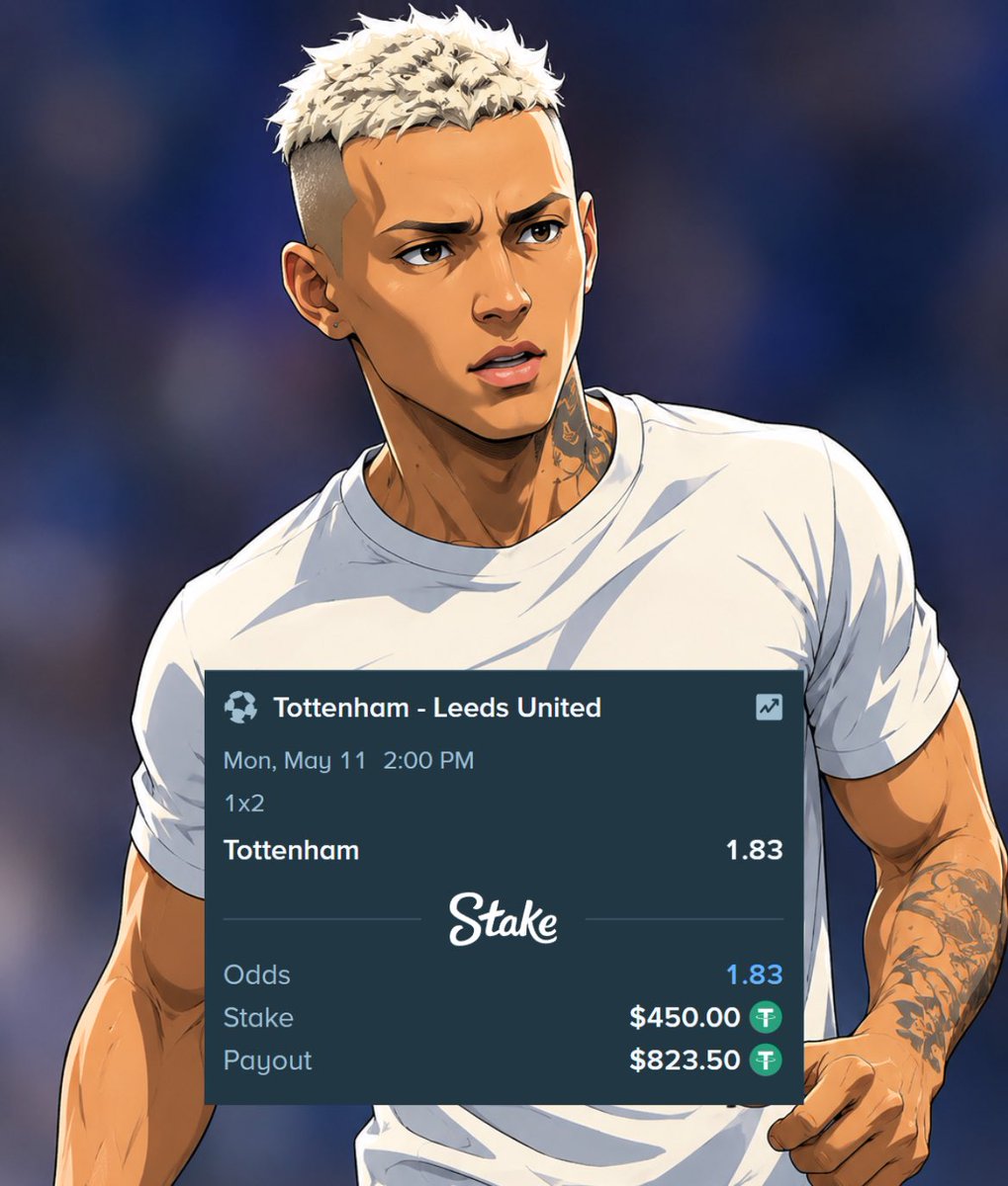 GingaBonitoHub's tweet photo. I have a feeling Richarlison is going to save Tottenham today 🇧🇷🐦 https://t.co/OBArjM5zAB