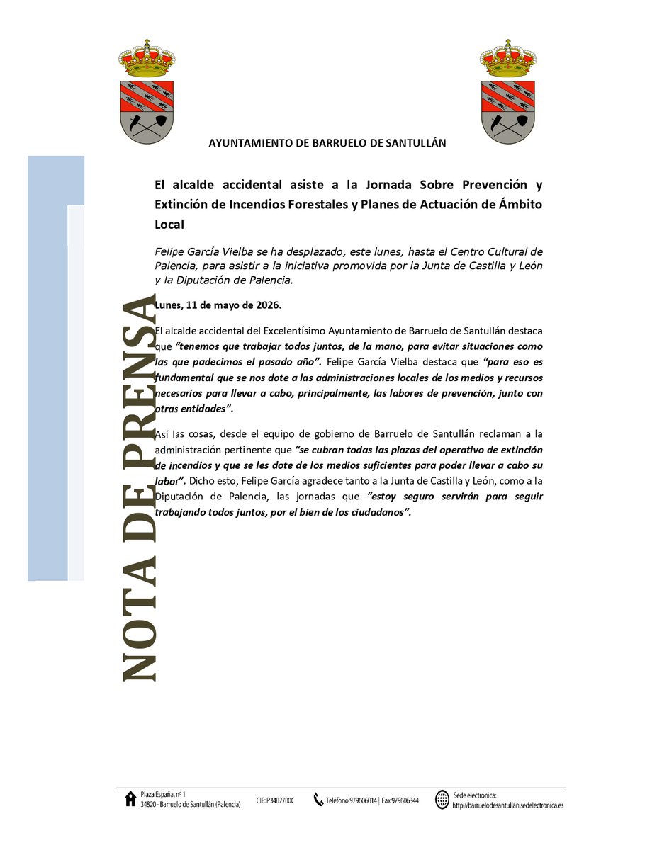 Ayuntamiento de Barruelo de Santullán tweet media