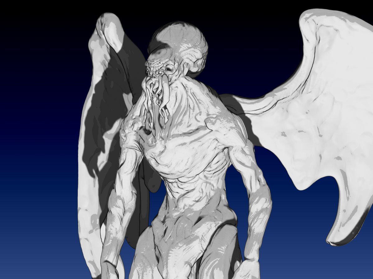 ymk64647403's tweet photo. Cthulhu #zbrush #cthulhu https://t.co/cJ3D8EHTyF