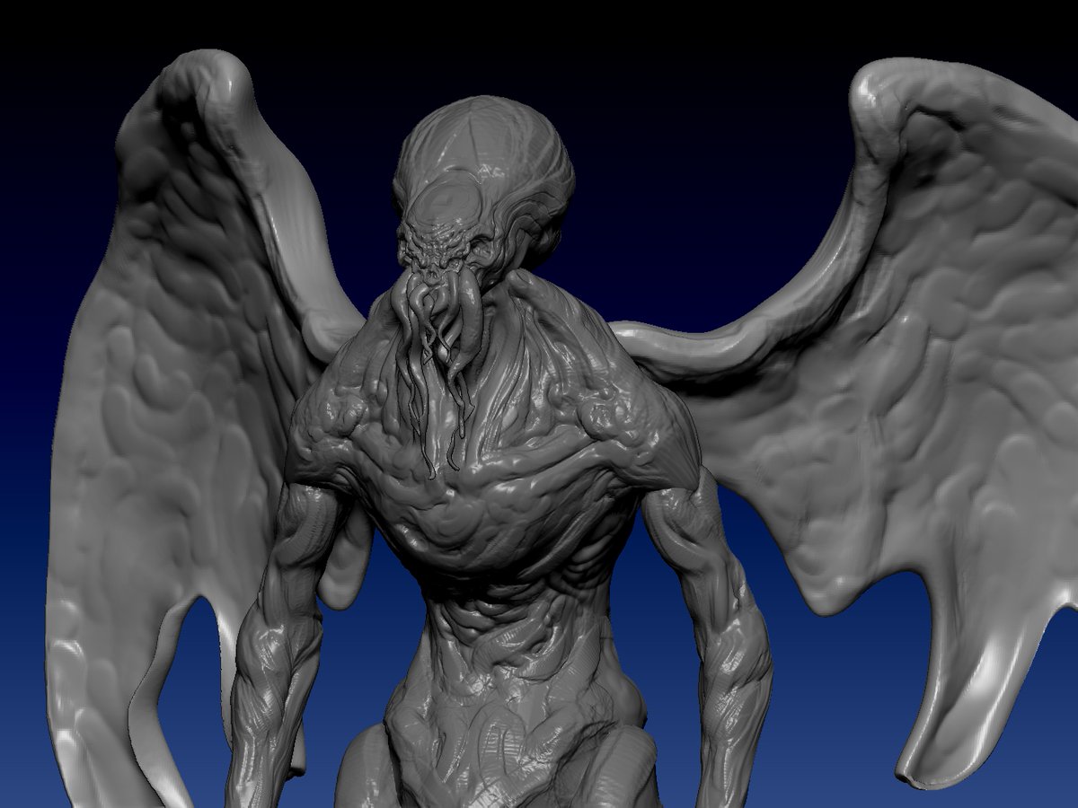 ymk64647403's tweet photo. Cthulhu #zbrush #cthulhu https://t.co/cJ3D8EHTyF