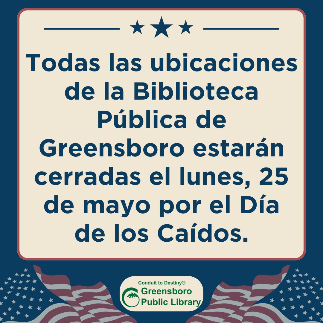 Greensboro Public Library tweet media