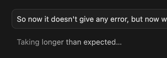 jmarus's tweet photo. @cursor_ai Have you given up on the non-Agents window? I am constantly getting this and it's making me want to switch tools. https://t.co/ZmJsjBsa28