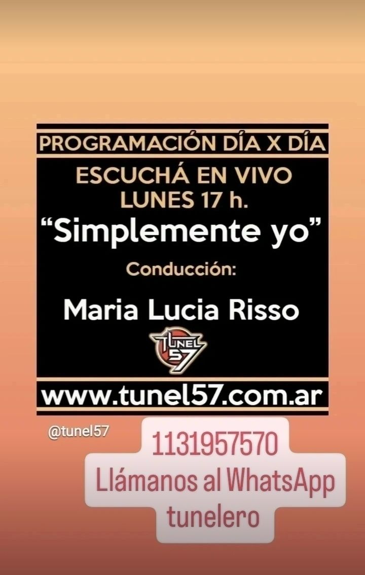 simplementeyoml's tweet photo. Pone este enlace a las 17 hs https://t.co/TfZNoRCVnT  y escuchame en vivo . https://t.co/4R4TTIWJmR