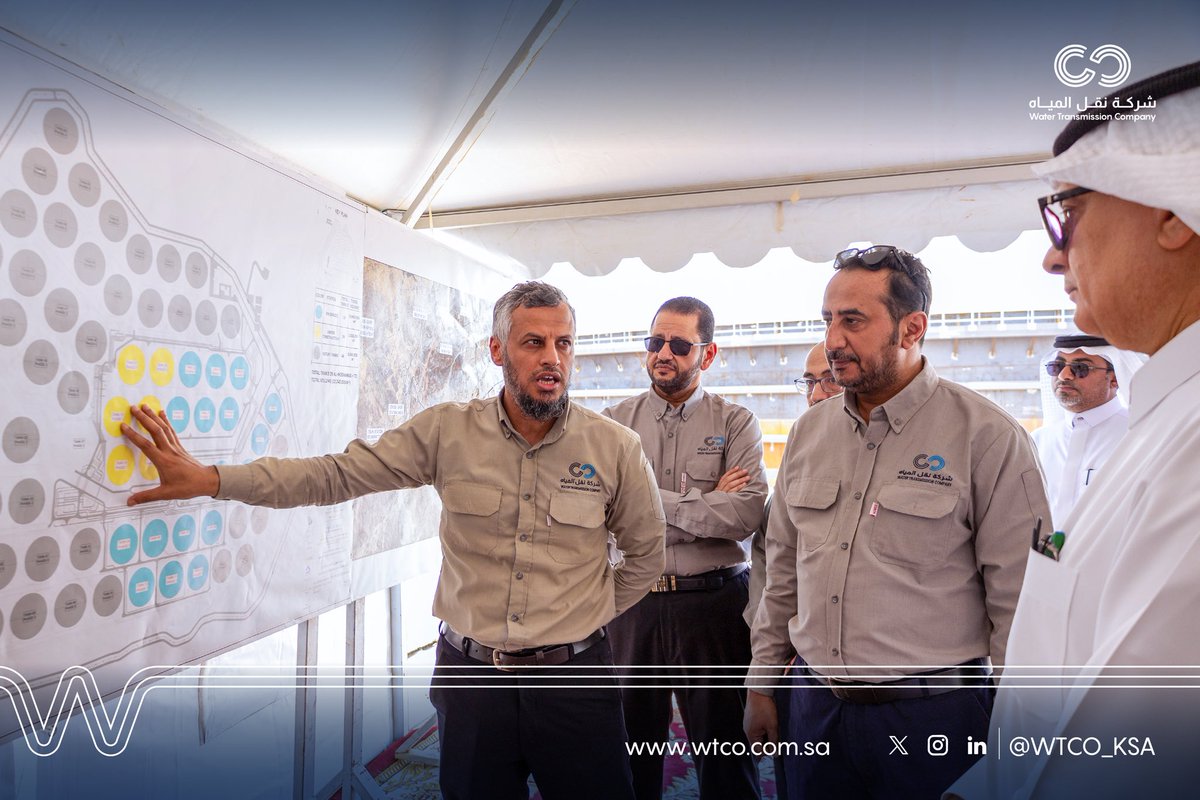 WTCO_KSA's tweet photo. خلال زيارة معالي وزير البيئة والمياه والزراعة المهندس عبدالرحمن الفضلي للوقوف على استعدادات الأنظمة التشغيلية والبنية التحتية لموسم الحج 1447هـ، استعرضت شركة نقل المياه جاهزية مشاريعها الاستراتيجية في مدينة مكة المكرمة، بما يُسهم في ضمان أمن الإمدادات المائية واستمرارية الخدمة لضيوف الرحمن.

#إمداد_متواصل