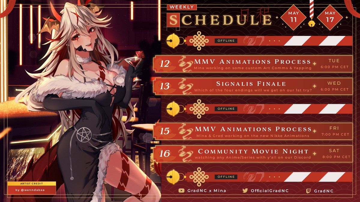GradNC ✗ Mina ⭕🐲 Ouroboros VTuber - DOKOMI 2026 tweet media