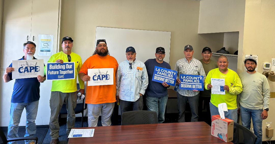 CAPEUnion's tweet photo. From Norwalk Registrar Recorder to SGV District Office, Assessor South District, Hollydale and Imperial Yard — CAPE members are turning out strong at Contract Hubs across the County! 

This is final week to vote on our new contract. Don't forget to cast your ballot!  #UnionStrong https://t.co/cZtutUkVA9