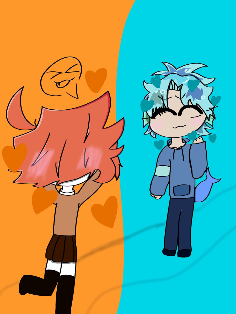 sicoperron's tweet photo. Dibujo para @YubiVirtu y @RomyGDLive porque estaba aburrio xd (perdón yubi y romy por manchar su imagen 🥀) https://t.co/zxVol1pxda