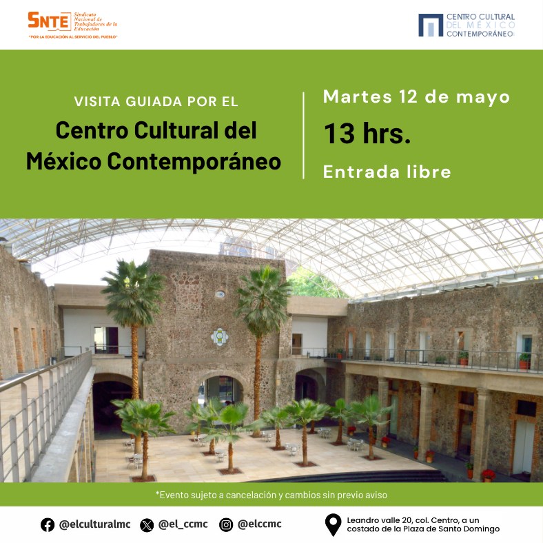 elccmc's tweet photo. 🏛✨ Recorre el #CCMC a través de una #visitaguiada

Te invitamos a conocer la historia, arquitectura y espacios del Centro Cultural del México Contemporáneo en un recorrido guiado pensado para descubrir cada rincón de este recinto en el corazón de la ciudad. 💫 https://t.co/fauunPwemy