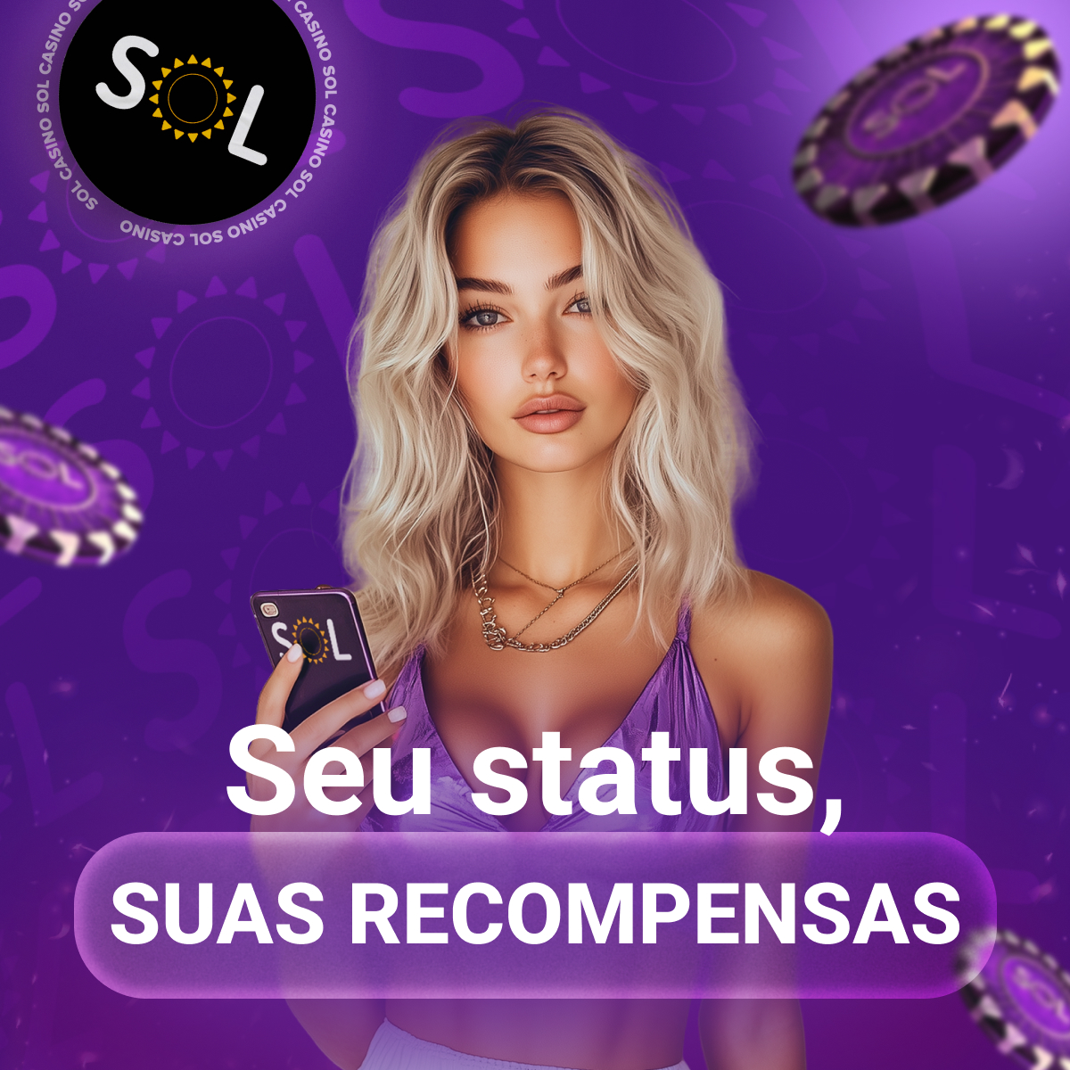 solcasino_br's tweet photo. No SOL, cada novo nível desbloqueia mais privilégios:
😎 Bônus pessoais e ofertas exclusivas.
🎰 Rodadas grátis extras.
💰 Requisito da aposta reduzido e até 10% de cashback toda quarta-feira.

SOL — https://t.co/sVTZD23HHN https://t.co/LDjlaReecB