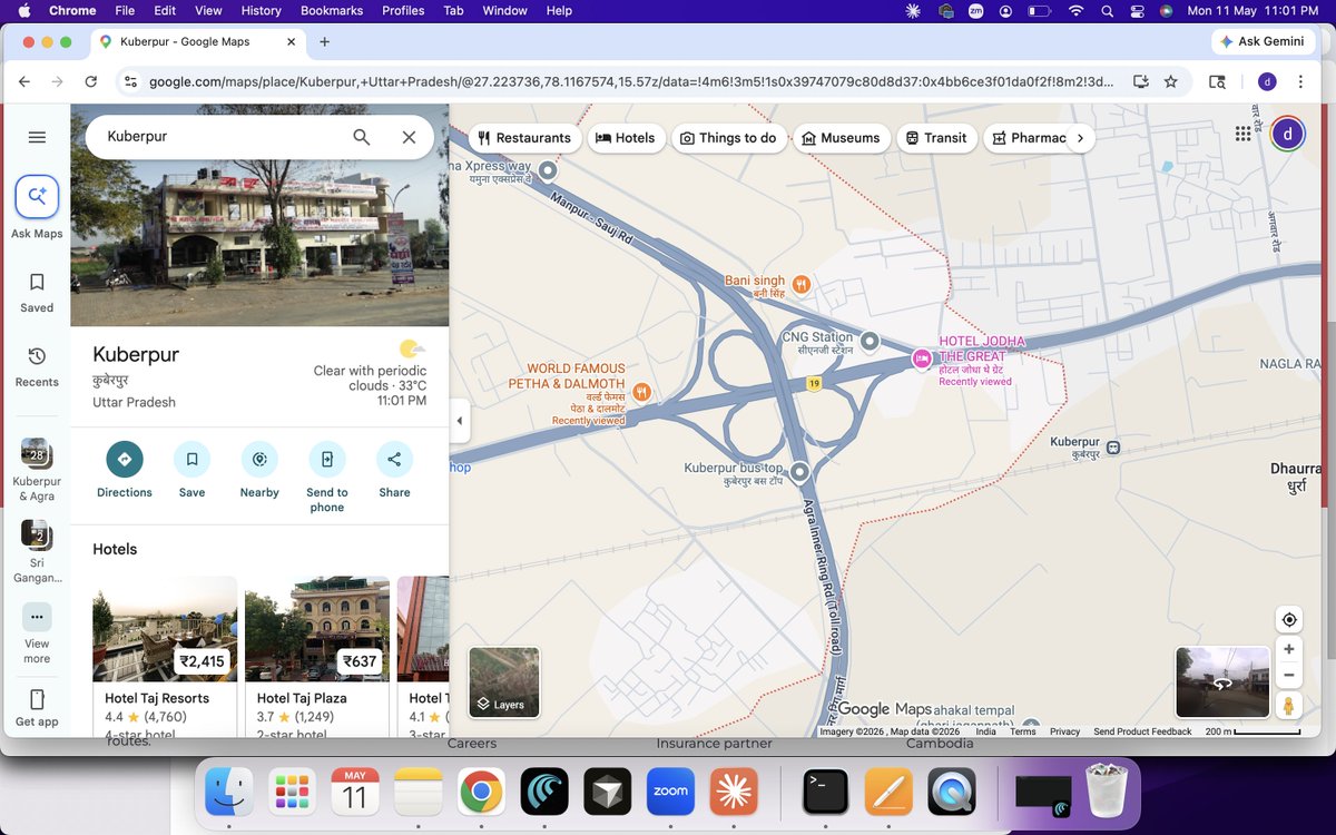 devendergarg19's tweet photo. I am raising this concern publicly because what happened with my elderly parents during their Agra to Sirsa journey with Abhimanyu Travels booked via @redBus_in was extremely stressful, irresponsible, and emotionally disturbing for our family.

The boarding point was mentioned only as “Kuberpur Chowk Expressway” without any proper landmark, exact GPS pin, or identifiable pickup location. The area is full of highways, flyovers, ring roads, and service roads, making it nearly impossible for someone unfamiliar with Agra to understand the exact boarding point. Please find attached screenshot of Kuberpur Chowk Expressway

I genuinely do not understand how RedBus allows boarding points to be listed without mandatory map locations and proper landmarks. Both RedBus and bus operators should ensure that every boarding point has an accurate GPS pin and clear nearby landmark information before allowing bookings. Such vague highway pickup points can create serious safety and coordination issues for passengers.

I spent hours checking maps, street view, nearby shops, highway routes, and calling multiple support numbers just to identify the correct location. Shockingly, none of the provided contacts could clearly explain the pickup point. The driver only kept mentioning highway names and zero points instead of simple landmarks.

Since my parents are senior citizens and not from Agra, I repeatedly requested the driver to cooperate and guide them properly. After multiple discussions, he finally asked them to wait at Agra Inner Ring Road toll gate.

My parents reached there around 3 PM, informed the driver, and waited for hours at the toll plaza canteen. Around 4:50 PM, the driver suddenly called saying the bus had arrived. Within 2-3 minutes my parents came outside, but the bus had already left. When contacted again, the driver casually asked them to “come to Delhi” if they wanted to catch it.

Leaving elderly passengers stranded near an unknown highway location despite continuous coordination is not just inconvenience, it is a serious passenger safety concern.

Requesting @redBus_in  and Abhimanyu Travels (https://t.co/XcZOuhSVyc) support team to seriously look into this matter and provide proper resolution and accountability for this experience.