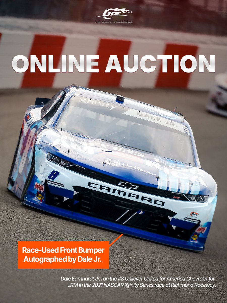 tdjf's tweet photo. A Dale Jr.-autographed race-used nose… c’mon now 🔥

Bid on our online auction now through Friday to support our mission: https://t.co/snmHzUb1oV https://t.co/Hgf0r2eLud