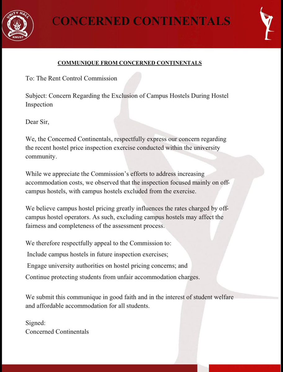 HallUnity's tweet photo. Accommodation is a necessity, not an avenue for exploitation. Students deserve better conditions and fair pricing. Join concerned continentals as we intensify the campaign for accountability and transparency in hostel pricing. #Conti
#RentControlCampaign
#CampusHostel-Inspection https://t.co/1QQMUAGD8k