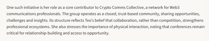 candicekteo's tweet photo. @jilliangodsil With a shout out to @Crypto_Comms_  🫶🔥 https://t.co/frcrZ83Dxx
