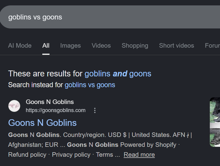 ZaddyZombie's tweet photo. yo, i just realised we got SPOONFED a god narrative on a plate

theres lost of goblins, creatures etc. but only ONE with an actual funny and memeable name

GOONCOIN will flip GOBLIN coin

they are literally made to PVP eachother as well https://t.co/AltT1rlwBs