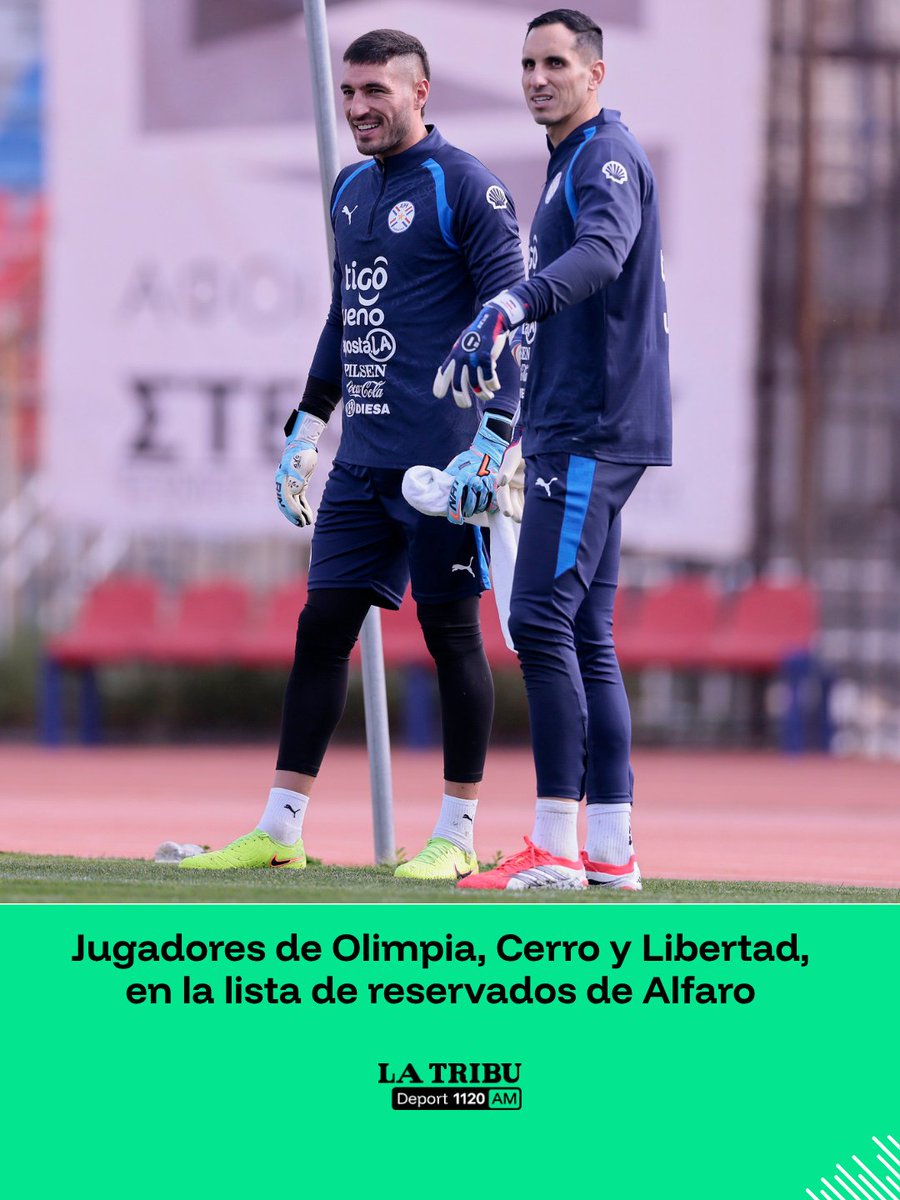latribu1120am's tweet photo. ⚽️A un paso del Mundial.

📋Gustavo Alfaro presentó ante la FIFA su lista de futbolistas reservados para el Mundial 2026.

🇵🇾De los 55 preseleccionados, 11 pertenecen a clubes del fútbol local.

✅Olimpia: Gastón Olveira, Mateo Gamarra, Adrián Alcaraz y Rubén Lezcano.
✅Cerro Porteño: Junior Fernández, Gustavo Velázquez, Blas Riveros y Robert Piris da Motta.
✅Libertad: Lorenzo Melgarejo, Alan Benítez y Álvaro Campuzano.

🤔De todos ellos, ¿quiénes creés que integrarán la lista final?

#LaTribuAlbirroja #650AM #650LaRadioDelMundial #1120AM #LaTribu