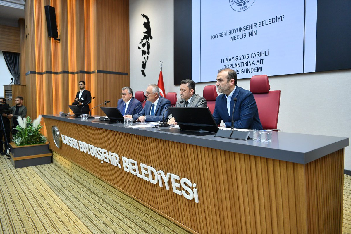 serdarkavafoglu's tweet photo. Mayıs 2026 @KayseriBSB meclis toplantımızı https://t.co/TA8YXy9c4nınan kararlar şehrimiz ve ülkemiz için hayırlı olsun..🇹🇷 https://t.co/VopgtqB7Zy