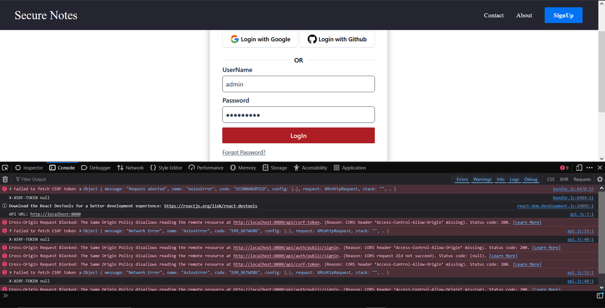 ugz_man's tweet photo. Today I defeated the final boss of frontend-backend integration: The CORS Error. 🛡️🌐

I learned how browsers use Cross-Origin Resource Sharing to protect users and how to properly configure @SpringSecurity to "allow" my frontend origin.

#BuildInPublic #Java #SpringSecurity https://t.co/oquSIfoaBF