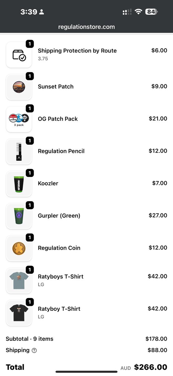 JoshuaPlatinum's tweet photo. @RegulationPod Everything I could added a baseball but it didn’t end up getting added to my cart after payment. https://t.co/YvOBNuXWOa
