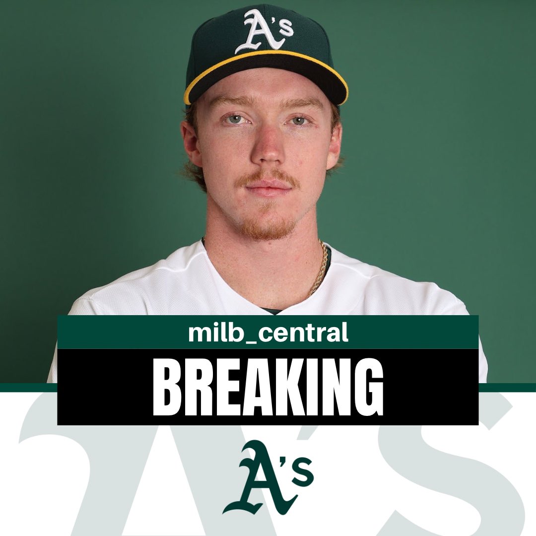milb_central's tweet photo. The Athletics are calling up Henry Bolte to the majors, per @JonathanMayo. https://t.co/GvwLEC2joE