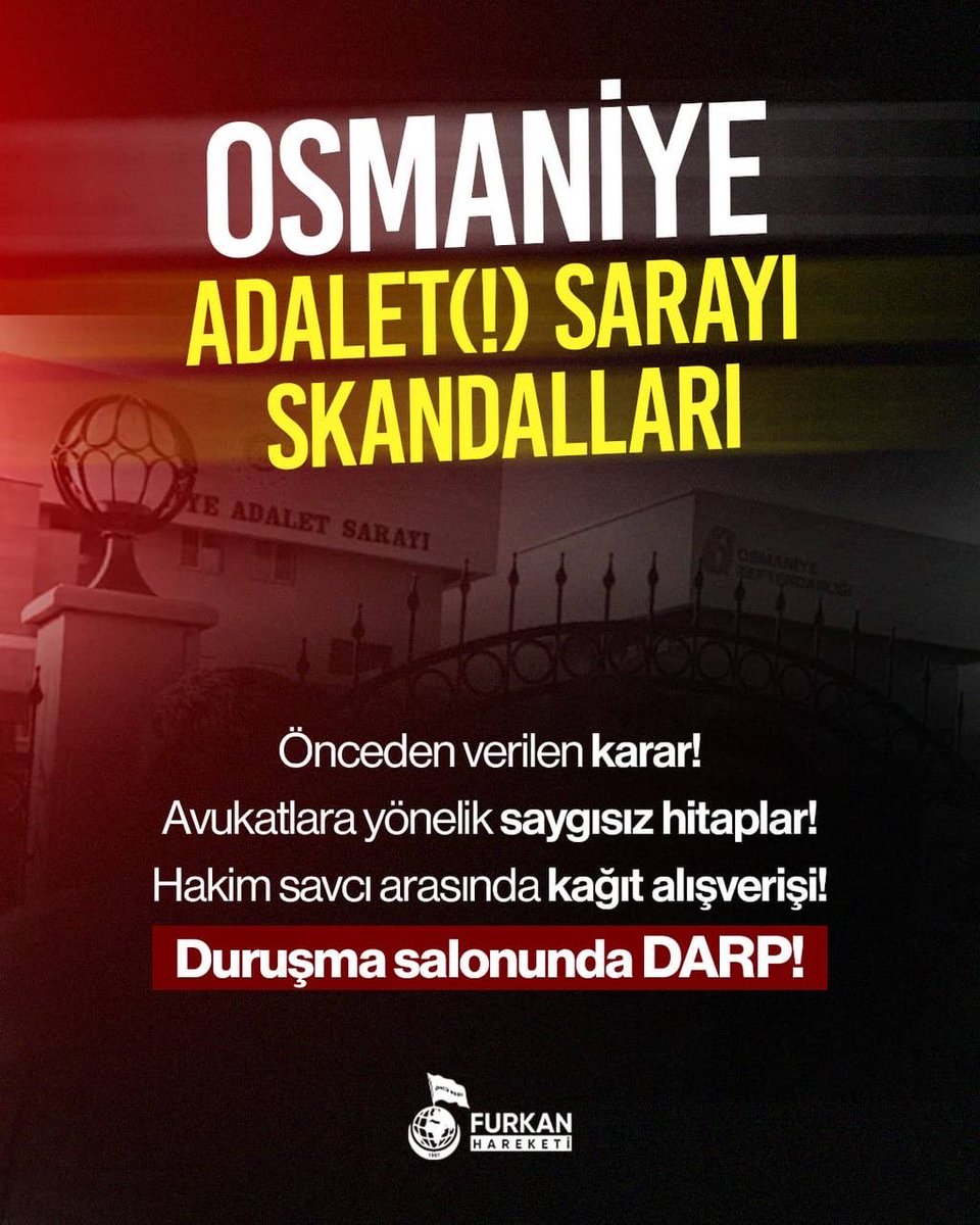e_endrita's tweet photo. OsmaniyeAdliyesinde Skandal
#OsmaniyeAdliyesi https://t.co/NuGWDjq2o5