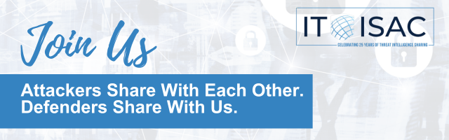 ITISAC's tweet photo. Defend smarter with the IT-ISAC. 🛡️

We’re more than a threat feed. We are a member-driven community where the IT industry’s leading minds unite to stay ahead of the next breach.

☑️ Actionable Intel: 300+ adversary playbooks & a 12K+ incident ransomware tracker.
☑️ Strategic Collaboration: Special interest groups & direct collaboration with other analysts.
☑️ Real-Time Defense: Daily reports & automated indicator sharing.

Gain a cost-effective extension of your team backed by 25 years of expertise.

Visit our website to learn more and join: https://t.co/eak9BZzJb7

#cybersecurity #infosec #informationsharing #threatintelligence #ransomware