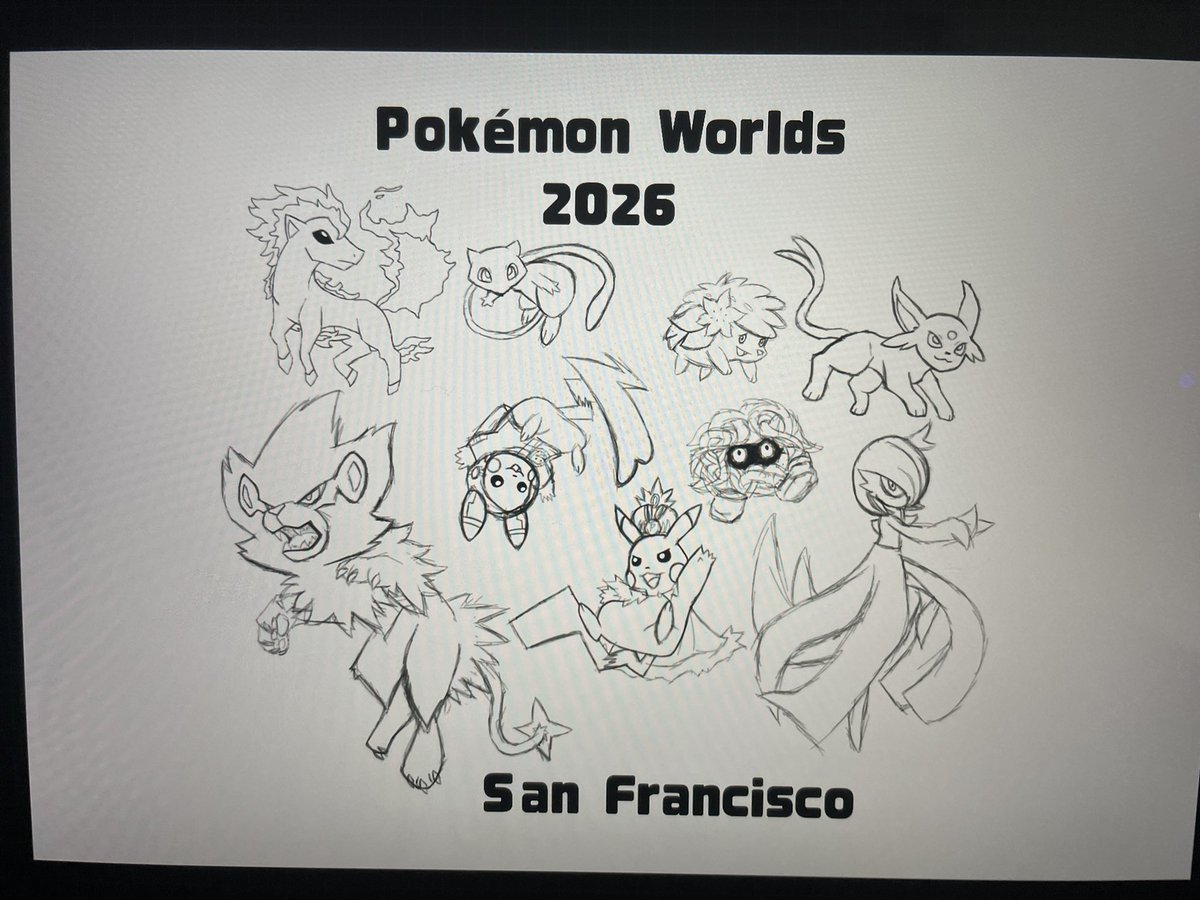 Luxy0126's tweet photo. Hey so I’m going to Pokemon worlds this year https://t.co/TWlprI8du5