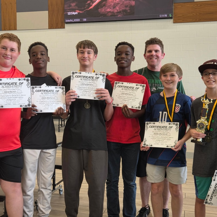 HumbleISD_CMS's tweet photo. CMS Robotics brought home 1st place at the District Robotics Competition at ARMS, making Creekwood back-to-back district champions! π€π Congrats to Josh Bambanza, Jason Bambanza, Aaron Blumin, Josh Bertera, Braden Woodward, & Jaxon Danenberg! π #TheColtWay https://t.co/4XEERuYVGB
