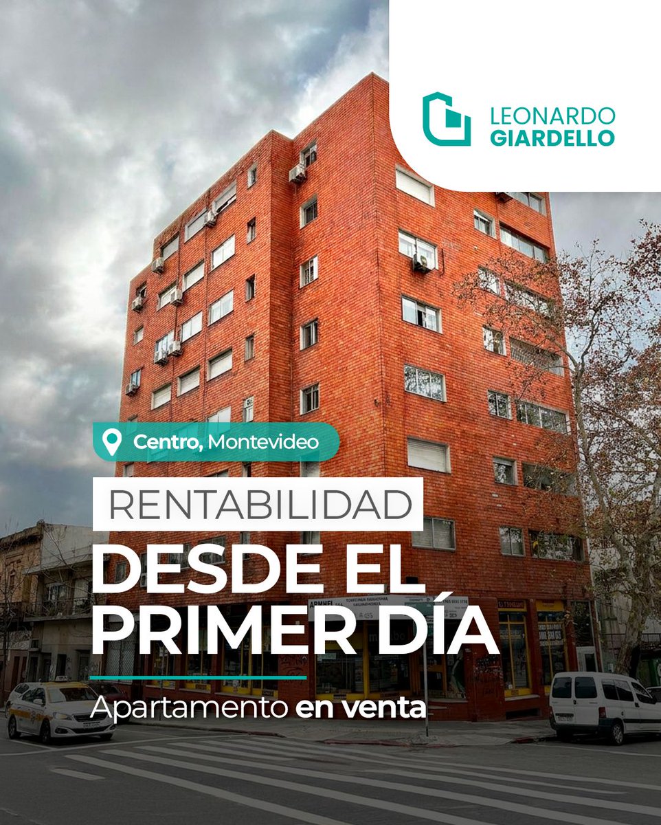 InmoGiardello's tweet photo. Ubicado estratégicamente en Río Negro y Paysandú, se trata de una unidad al frente, luminosa y con un flujo de fondos ya activo.

Comunicate con nosotros para más información:
Celular: +598 96 190 999

Leonardo Giardello Inmobiliaria 
Bienes que crecen

#Montevideo https://t.co/7QbudkWeQB