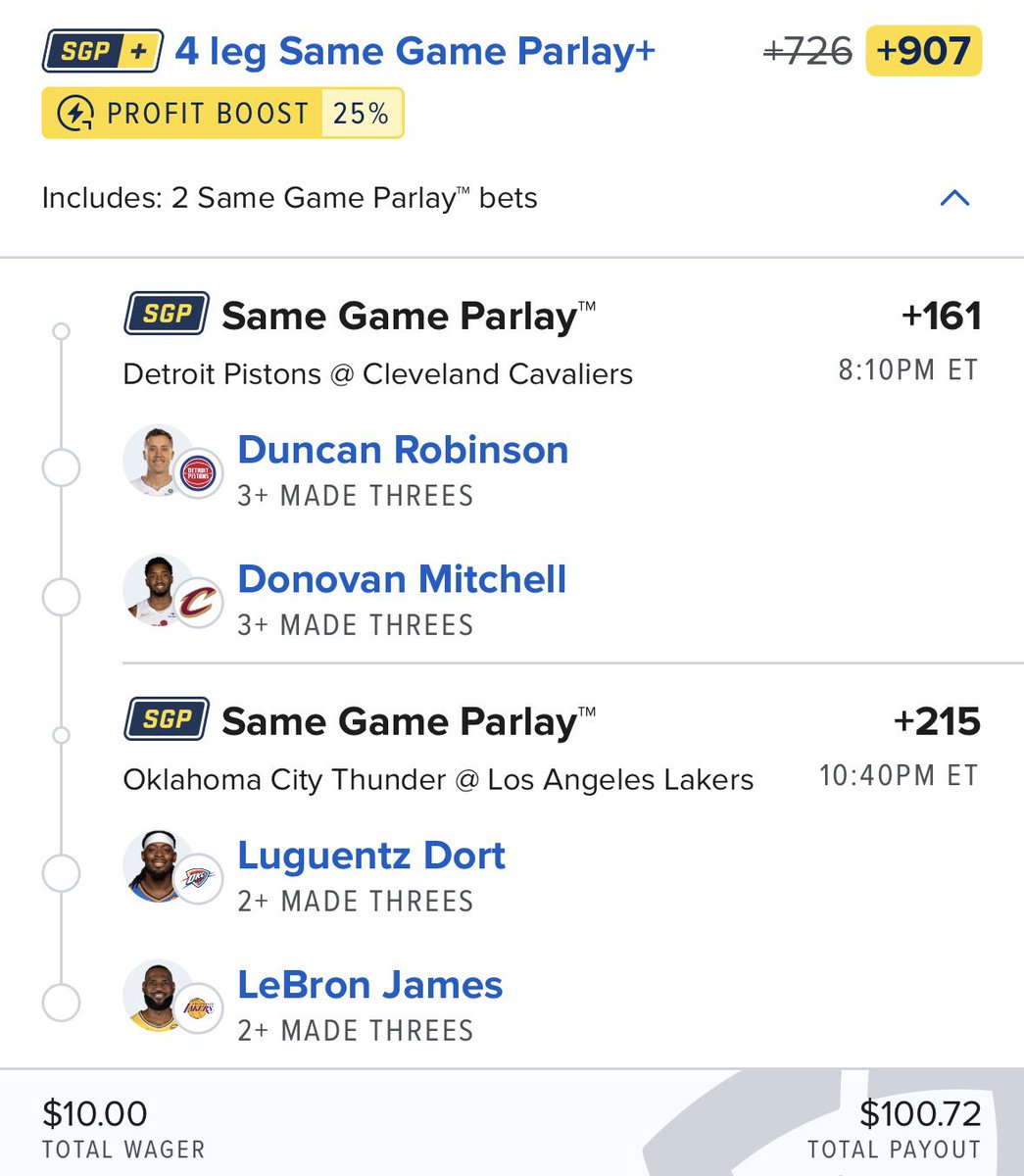 Parlay Prodigy tweet media