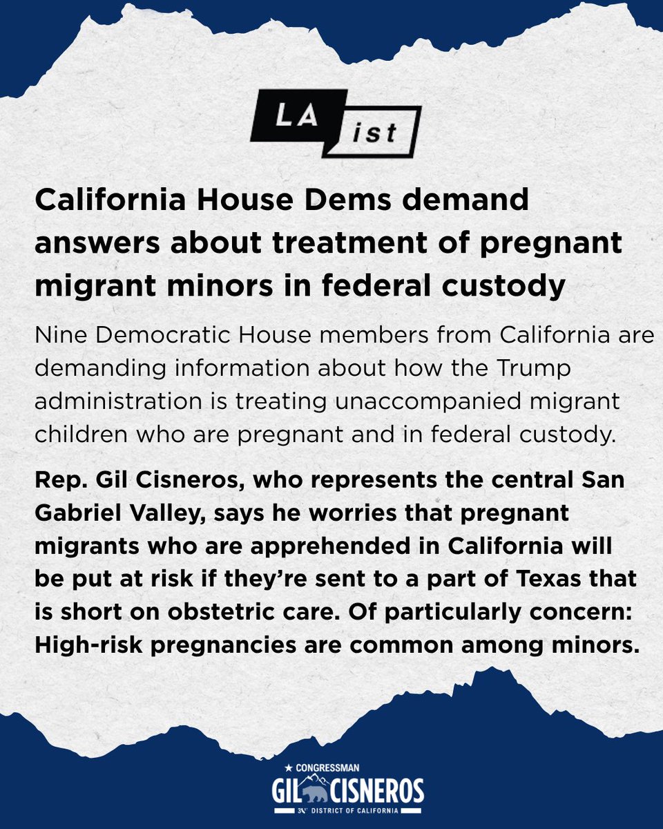 Rep. Gil Cisneros tweet media