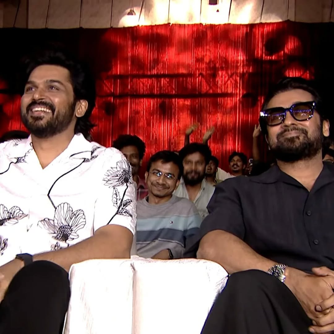 anbil_yogesh's tweet photo. .@Karthi_Offl anna with @Suriya_offl on #VeeraBhadrudu telugu pre release event ❤️
#karupu #karthi #marshal https://t.co/ZbocU7O2WR