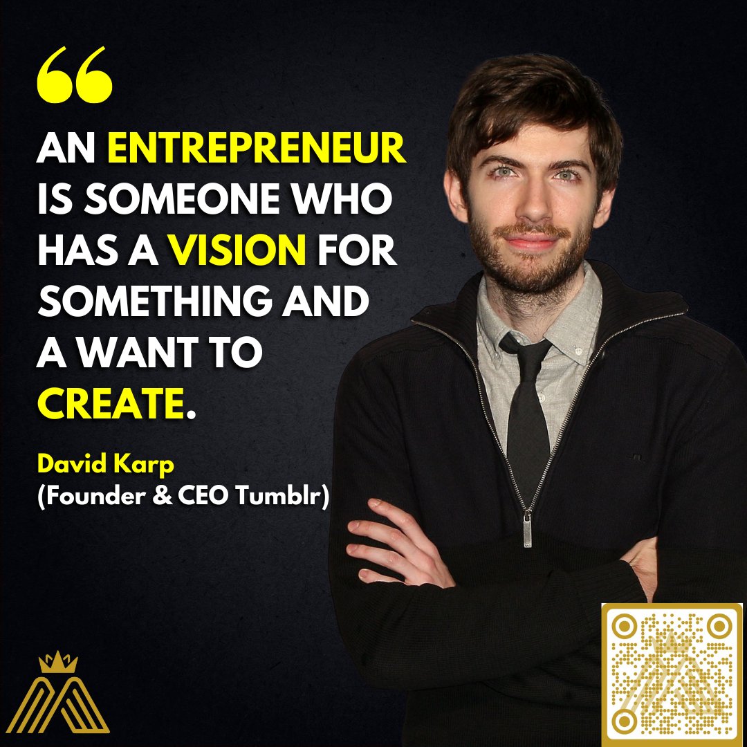 masterclass_the's tweet photo. Here is a motivational quote from the Founder & CEO of Tumblr, David Karp.
Have a great week๐
#TheMasterclassSessions #MotivationalMonday #LearnFromTheBest #LearnMoreToEarnMore #Business #Networking #DevelopInfluenceProfit #DavidKarp https://t.co/Hvj61jPiPQ
