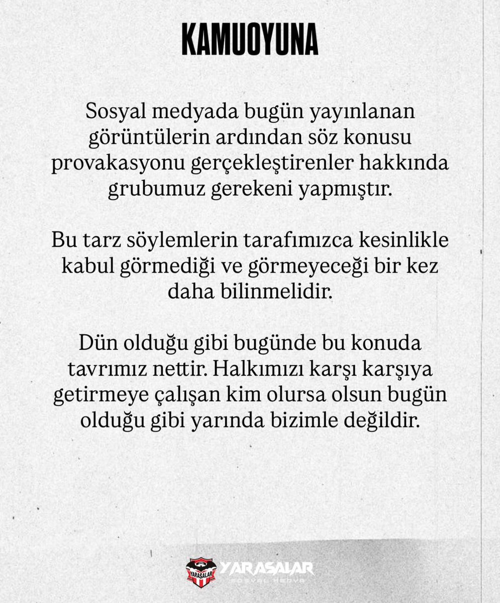 YARASALAR tweet media