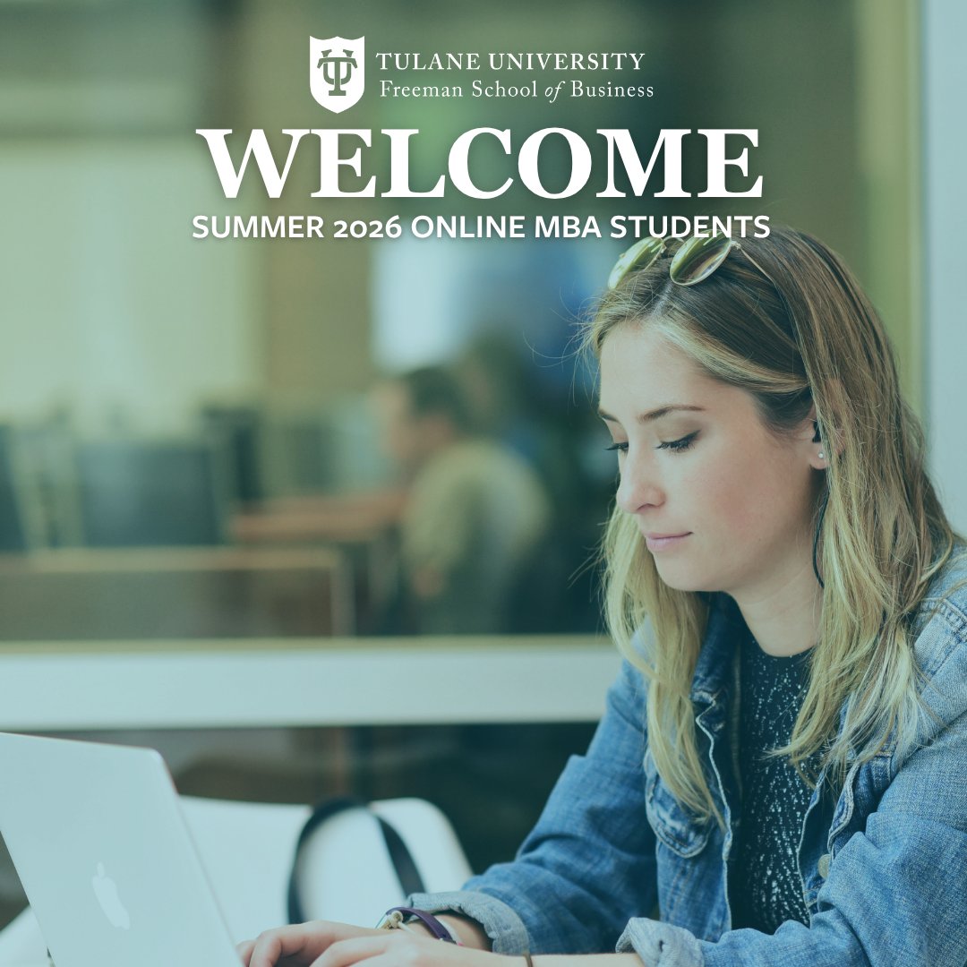Tulane Freeman School of Business tweet media