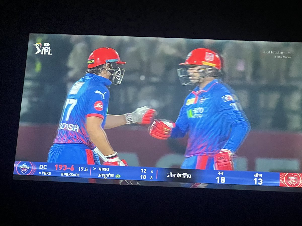 NSchetri's tweet photo. Well played @DelhiCapitals https://t.co/C6qJWRWzhb