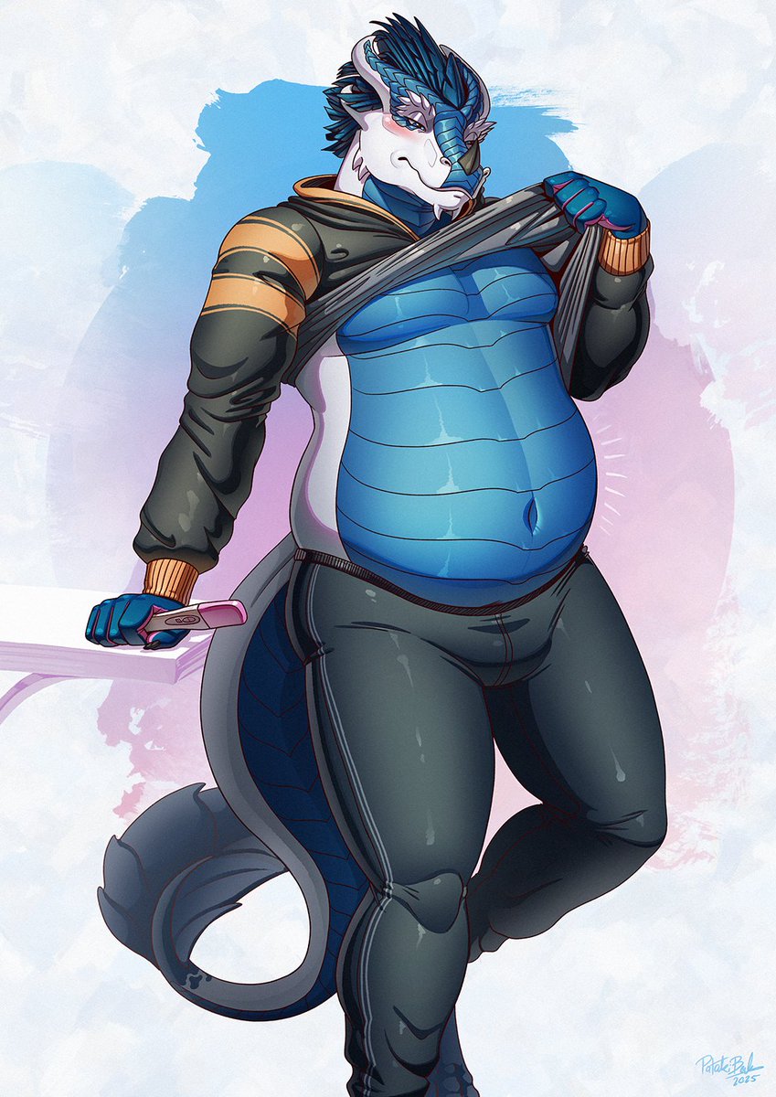 Azsolaart's tweet photo. I guess the test was positive, after all... >w> #mayternity #mpreg https://t.co/wthdXefS5P