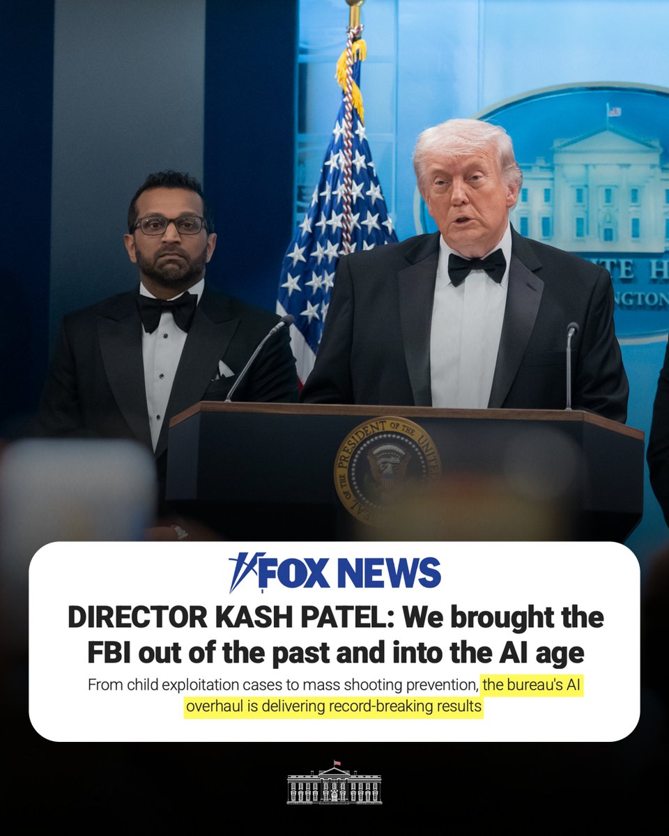The White House tweet media