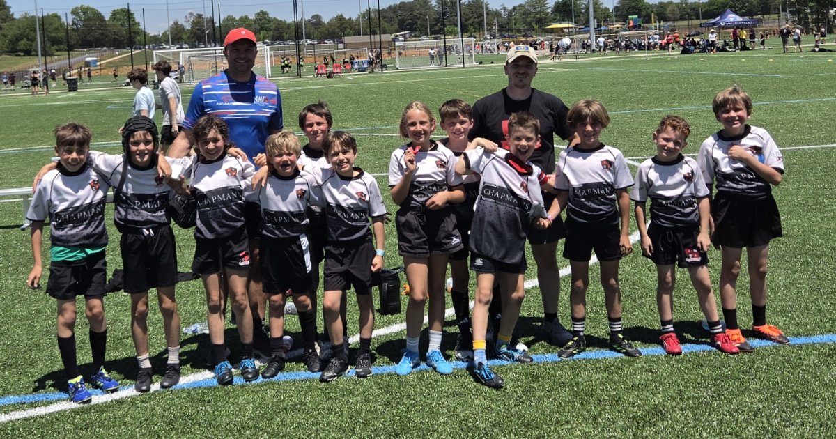 TheRobertBshow's tweet photo. Just wrapped up my first season coaching U10 rugby, we had two teams. We finished 1st and 6th in the state out of 9 teams total. https://t.co/7bAZg7v4oK