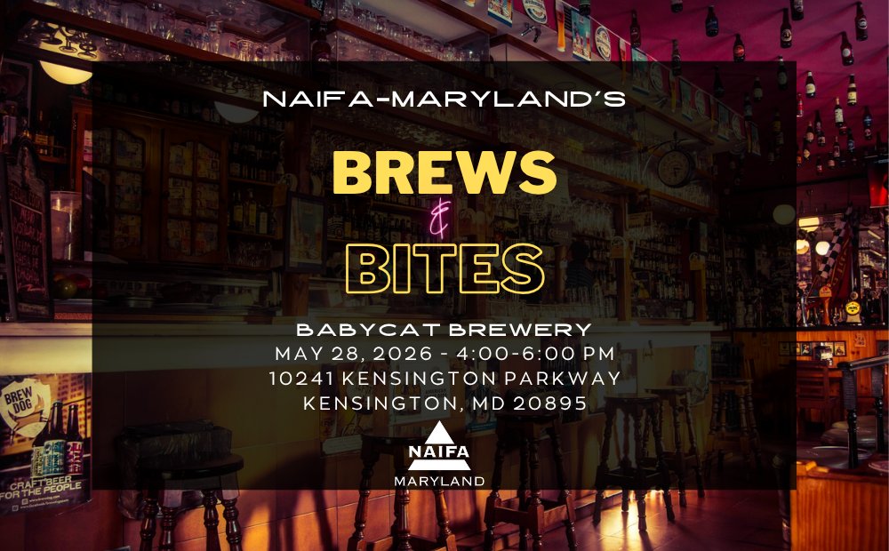 NAIFAMD's tweet photo. NAIFA-Maryland Happy Hour 5/28, 4pm @ BabyCat Brewery, Kensington! Free brews/bites + tax &amp; DOL talk. Register: https://t.co/c1Ovj7I6qH
#NAIFAproud #Agent #Advisor #Insurance #FinancialAdvisor #InsuranceAgent #LifeInsurance #FinancialPlanner #NAIFAMD https://t.co/Lxr8b1KaYx