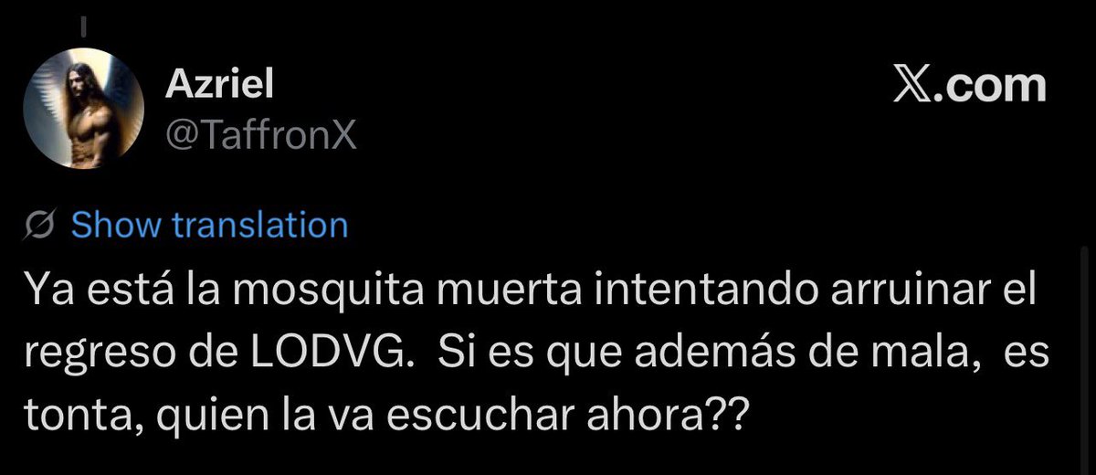 Maria González tweet media