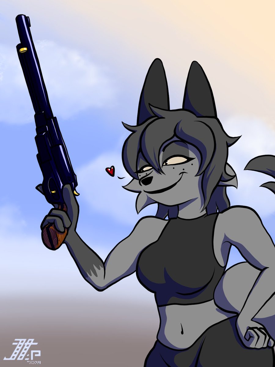 Glass gets a .600 Nitro Express revolver to solve all her problems c:

pls go read <a href="/tinderkell/">Tinderkell</a>
