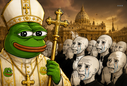 $POPEFROG tweet media